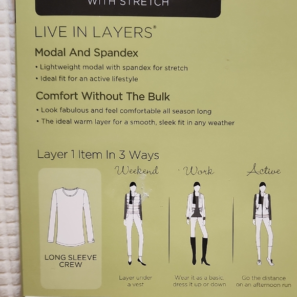 Cuddl Duds Black and Red Plaid Thermal Top Xs - Picture 5 of 7